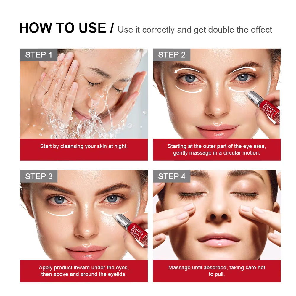 Revitalizing Retinol Eye Cream - Brighten Dark Circles & Firm Skin with Instant Repair Serum Stick for Women